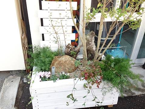 玄関前 お庭 エクステリアの事なら樹晃園にお任せください